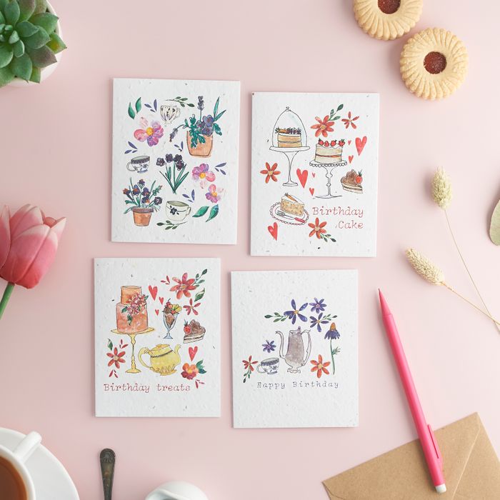 Afternoon Tea Seed cards